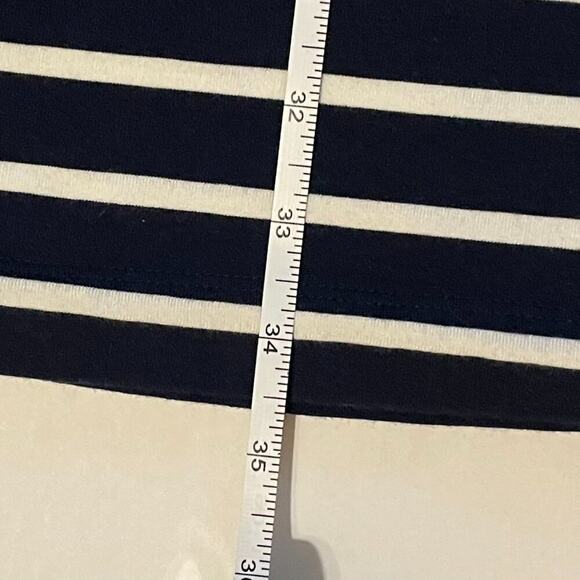 Tommy Hilfiger Striped Navy & White Short Roll Sleeve Dress, Nautical, XL - Picture 9 of 9